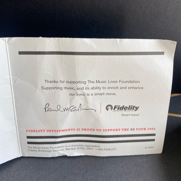 Paul McCartney “Music Lives” Fidelity Tour Bracelet - Picture 6 of 7